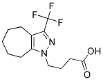 4-(3-TRIFLUOROMETHYL-5,6,7,8-TETRAHYDRO-4 H-CYCLOHEPTAPYRAZOL-1-YL)-BUTYRIC ACID CAS#: 832740-83-7