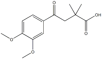 4-(3,4-DIMETHOXYPHENYL)-2,2-DIMETHYL-4-OXOBUTYRIC ACID CAS#: 862578-42-5