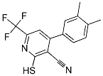 4-(3,4-DIMETHYL-PHENYL)-2-MERCAPTO-6-TRIFLUOROMETHYL-NICOTINONITRILE CAS#: 832739-56-7