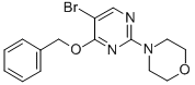 4-(4-BENZYLOXY-5-BROMOPYRIMIDIN-2-YL)MORPHOLINE CAS#: 885952-23-8