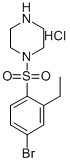 4-(4-BROMO-2-ETHYL-BENZENESULFONYL)-PIPERAZINE HYDROCHLORIDE CAS#: 864759-59-1