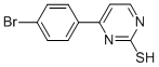 4-(4-BROMO-PHENYL)-PYRIMIDINE-2-THIOL CAS#: 832741-25-0