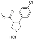 4-(4-CHLOROPHENYL)PYRROLIDINE-3-METHYLCARBOXYLATE HYDROCHLORIDE CAS#: 862283-71-4