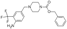4-(4-Cbz-piperazin-1-yl-methyl)-2-trifluoromethylaniline CAS#: 853297-17-3