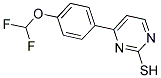 4-(4-DIFLUOROMETHOXY-PHENYL)-PYRIMIDINE-2-THIOL CAS#: 828273-06-9