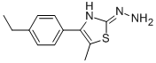 4-(4-ETHYLPHENYL)-5-METHYL-2(3H)-THIAZOLONE HYDRAZONE CAS#: 886494-55-9
