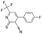 4-(4-FLUORO-PHENYL)-2-THIOXO-6-TRIFLUOROMETHYL-2,3-DIHYDRO-PYRIDINE-3-CARBONITRILE CAS#: 832741-30-7