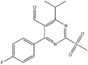 4-(4-Fluorophenyl)-5-formyl-6-isopropyl-2-methylsulfonylpyrimidine CAS#: 849470-61-7