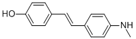 4-(4-(METHYLAMINO)STYRYL)PHENOL CAS#: 866475-34-5