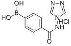 4-((4H-1,2,4-TRIAZOL-4-YL)CARBAMOYL)PHENYLBORONIC ACID, HCL CAS#: 850568-29-5