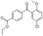 4-(5-CHLORO-2-METHOXYBENZOYL)BENZOIC ACID ETHYL ESTER CAS#: 872088-13-6