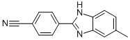 4-(5-METHYL-1H-BENZIMIDAZOL-2-YL)BENZONITRILE CAS#: 859732-36-8