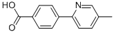 4-(5-Methyl-2-pyridinyl)benzoic acid CAS#: 845826-92-8