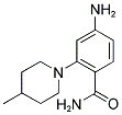 4-AMINO-2-(4-METHYL-PIPERIDIN-1-YL)-BENZAMIDE CAS#: 878620-99-6