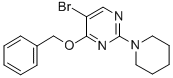 4-BENZYLOXY-5-BROMO-2-(PIPERIDIN-1-YL)PYRIMIDINE CAS#: 885952-22-7