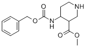 4-BENZYLOXYCARBONYLAMINO-PIPERIDINE-3-CARBOXYLIC ACID METHYL ESTER CAS#: 859855-40-6
