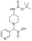 (4-BOC-AMINO-PIPERIDIN-1-YL)-PYRIDIN-3-YL-ACETIC ACID CAS#: 885276-22-2