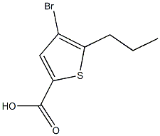 4-BROMO-5-PROPYLTHIOPHENE-2-CARBOXYLIC ACID CAS#: 869951-15-5