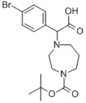 (4-BROMOPHENYL)(4-BOC-1,4-DIAZEPAN-1-YL)ACETIC ACID CAS#: 834884-94-5