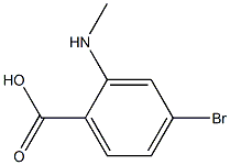 4-BroMo-2-MethylaMino-benzoic acid CAS#: 861526-61-6