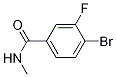 4-BroMo-3-fluoro-N-MethylbenzaMide CAS#: 865111-72-4