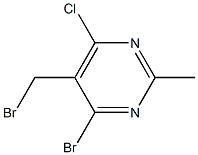 4-BroMo-5-(broMoMethyl)-6-chloro-2-MethylpyriMidine CAS#: 856975-67-2
