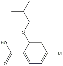 4-Bromo-2-(2-methylpropoxy)benzoic acid CAS#: 855482-59-6
