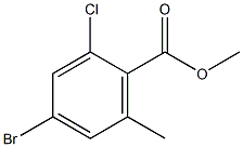 4-Bromo-2-chloro-6-methyl-benzoic acid methyl ester CAS#: 877149-10-5