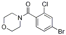 (4-Bromo-2-chlorophenyl)(morpholino)methanone CAS#: 877383-57-8