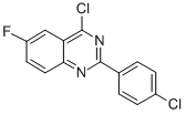 4-CHLORO-2-(4-CHLORO-PHENYL)-6-FLUORO-QUINAZOLINE CAS#: 885277-63-4