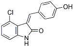 4-CHLORO-3-(4-HYDROXY-BENZYLIDENE)-1,3-DIHYDRO-INDOL-2-ONE CAS#: 855423-46-0