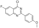4-CHLORO-6-FLUORO-2-(4-METHOXY-PHENYL)-QUINAZOLINE CAS#: 885277-16-7