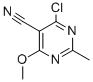 4-CHLORO-6-METHOXY-2-METHYLPYRIMIDINE-5-CARBONITRILE CAS#: 875233-60-6
