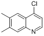 4-CHLORO-6,7-DIMETHYLQUINOLINE CAS#: 861038-79-1