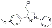 4-(CHLOROMETHYL)-3-(4-METHOXYPHENYL)-1-PHENYL-1H-PYRAZOLE CAS#: 873312-85-7