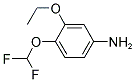 4-DIFLUOROMETHOXY-3-ETHOXY-PHENYLAMINE CAS#: 832740-41-7