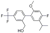4'-FLUORO-2'-METHOXY-5'-ISOPROPYL-4-TRIFLUOROMETHYL-1,1'-BIPHENYL-2-METHANOL CAS#: 875548-97-3