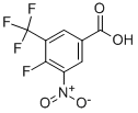 4-FLUORO-3-NITRO-5-(TRIFLUOROMETHYL)BENZOIC ACID CAS#: 878572-17-9