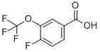 4-FLUORO-3-(TRIFLUOROMETHOXY)BENZOIC ACID CAS#: 886496-49-7