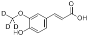 4-HYDROXY-3-METHOXY-D3-CINNAMIC ACID CAS#: 860605-59-0