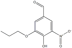 4-Hydroxy-3-nitro-5-propoxy-benzaldehyde CAS#: 871085-51-7