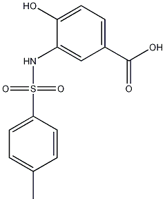 4-Hydroxy-3-p-tolylsulfonamidobenzoic acid CAS#: 861782-65-2