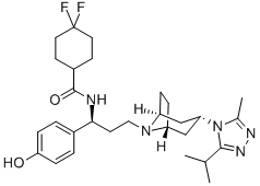 4-Hydroxyphenyl Maraviroc CAS#: 856708-54-8