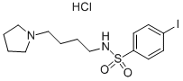 4-IODO-N-(4-PYRROLIDIN-1-YL-BUTYL)BENZENESULFONAMIDE HYDROCHLORIDE CAS#: 864759-51-3