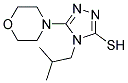 4-ISOBUTYL-5-MORPHOLIN-4-YL-4H-1,2,4-TRIAZOLE-3-THIOL CAS#: 847783-73-7