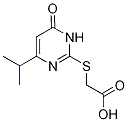 (4-Isopropyl-6-oxo-1,6-dihydro-pyrimidin-2-ylsulfanyl)-acetic acid CAS#: 887040-49-5