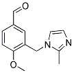 4-METHOXY-3-(2-METHYL-IMIDAZOL-1-YLMETHYL)-BENZALDEHYDE CAS#: 883545-90-2