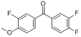4-METHOXY-3,3',4'-TRIFLUOROBENZOPHENONE CAS#: 845781-11-5