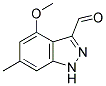 4-METHOXY-6-METHYL-3-(1H)INDAZOLE CARBOXALDEHYDE CAS#: 885522-48-5
