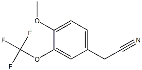 4-Methoxy-3-(trifluoroMethoxy)phenylacetonitrile, 97% CAS#: 853771-93-4
